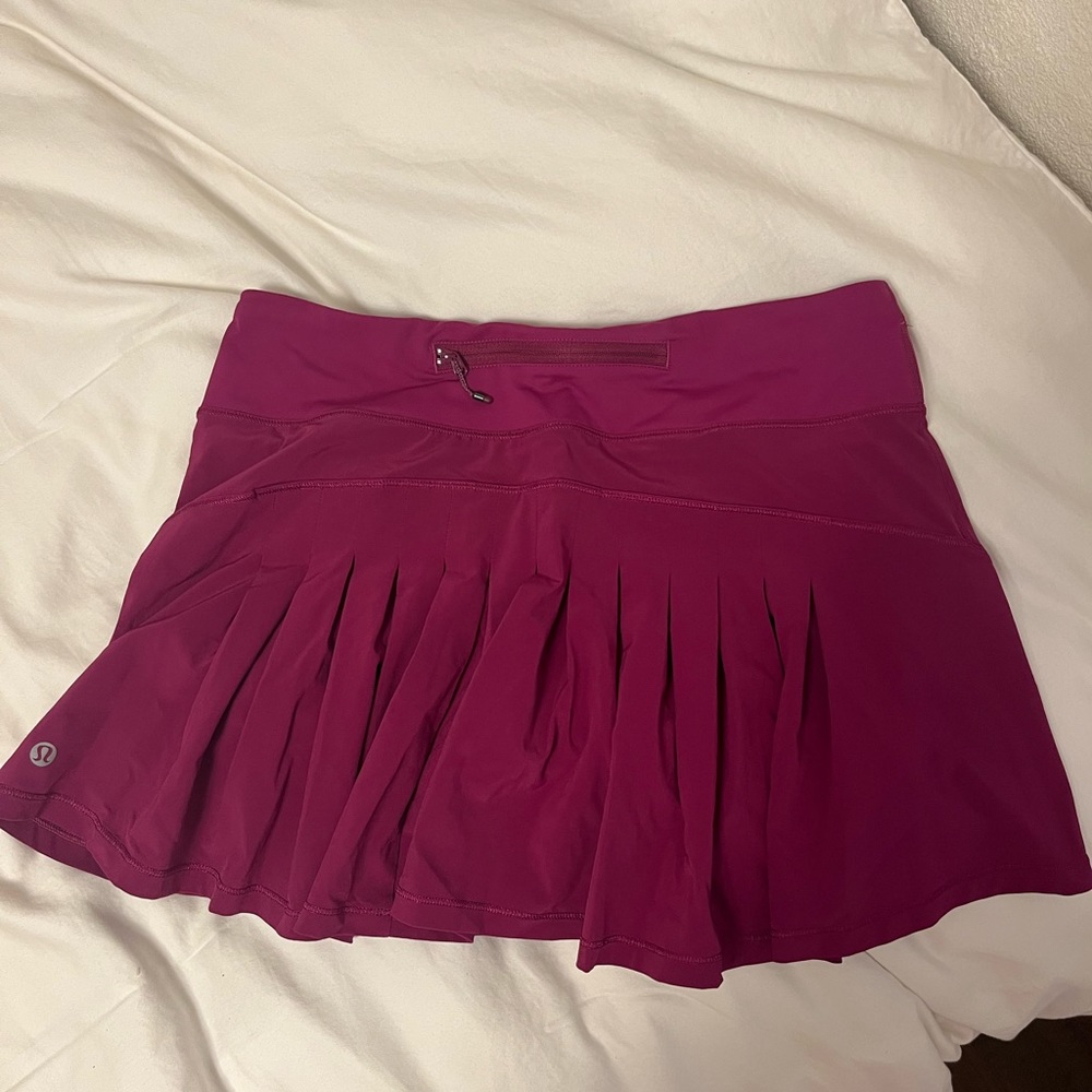Lululemon tennis skirt with built in shorts